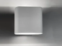 Akku Außenleuchte MAGNETIC Silber mit Bewegungsmelder, Breite 10cm
