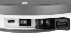 Akku Außenwandleuchte FORTALEZA mit Bewegungsmelder USB aufladbar Ø 14cm