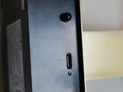 Akku Bilderlampe Messing kabellos zum Kleben, Breite 40cm