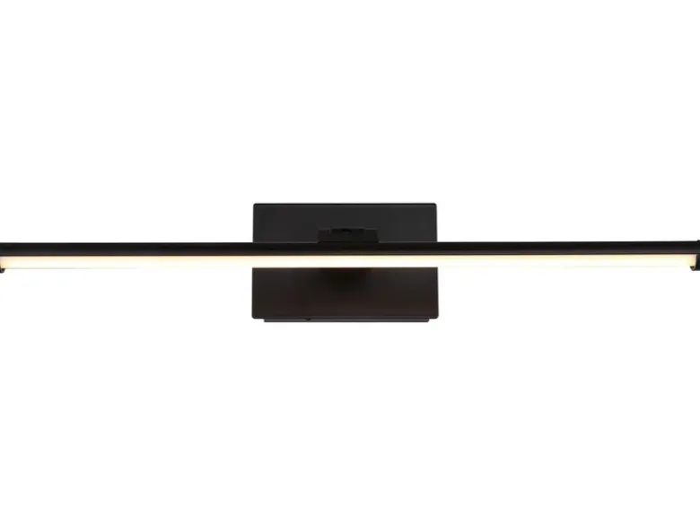 Akku Bilderleuchte JAIME I Schwarz kabellos zum Kleben, Breite 40cm