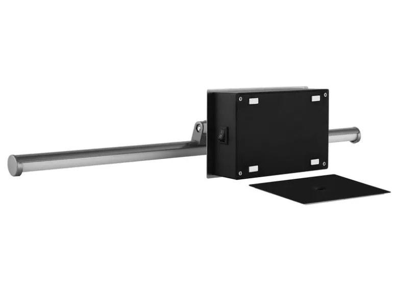 Akku Bilderleuchte JAIME I Schwarz kabellos zum Kleben, Breite 40cm