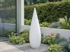 Akku Bodenlampe PALMAS per USB aufladbar für Innen & Außen, Höhe 120cm
