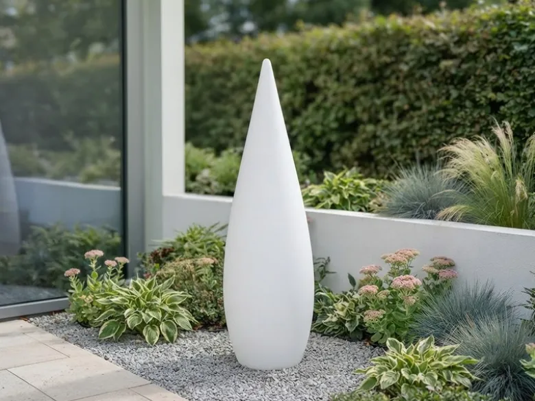 Akku Bodenlampe PALMAS per USB aufladbar für Innen & Außen, Höhe 120cm