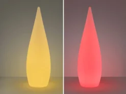 Akku Bodenlampe PALMAS per USB aufladbar für Innen & Außen, Höhe 120cm