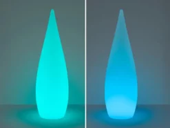 Akku Bodenlampe PALMAS per USB aufladbar für Innen & Außen, Höhe 120cm