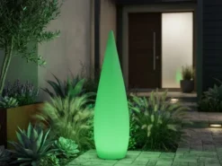 Akku Bodenlampe PALMAS per USB aufladbar für Innen & Außen, Höhe 120cm