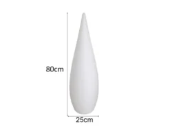 Akku Bodenlampe PALMAS per USB aufladbar für Innen & Außen, Höhe 80cm