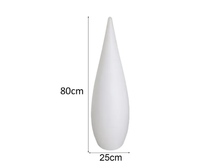 Akku Bodenlampe PALMAS per USB aufladbar für Innen & Außen, Höhe 80cm