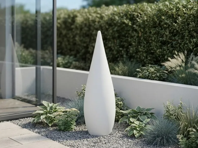 Akku Bodenlampe PALMAS per USB aufladbar für Innen & Außen, Höhe 80cm