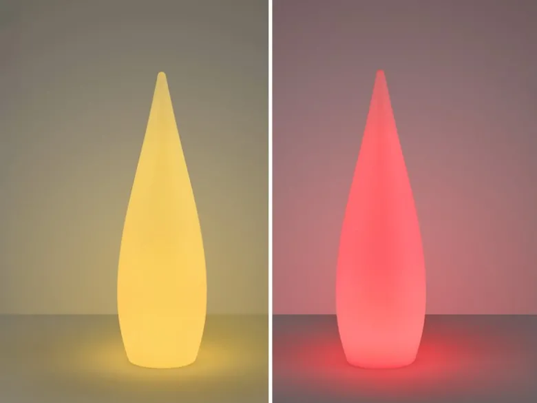 Akku Bodenlampe PALMAS per USB aufladbar für Innen & Außen, Höhe 80cm