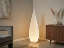 Akku Bodenlampe PALMAS per USB aufladbar für Innen & Außen, Höhe 80cm