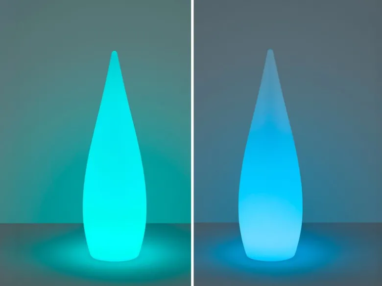 Akku Bodenlampe PALMAS per USB aufladbar für Innen & Außen, Höhe 80cm