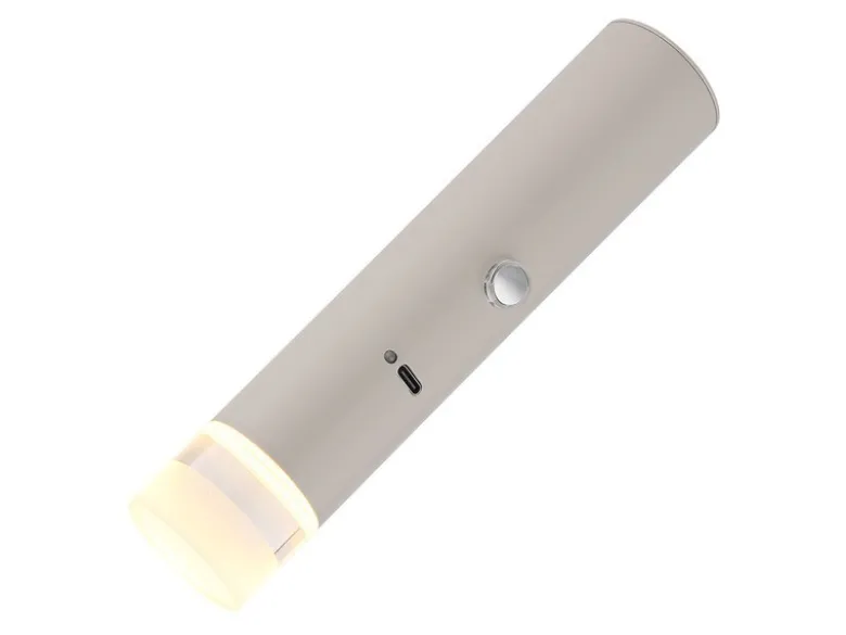 Akku Hängelampe Beige, dimmbar, abnehmbarer Leuchtenkopf Ø 3,8cm