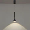 Akku Hängelampe LUCINDA dimmbar & Tageslicht, höhenverstellbar, Ø 10cm