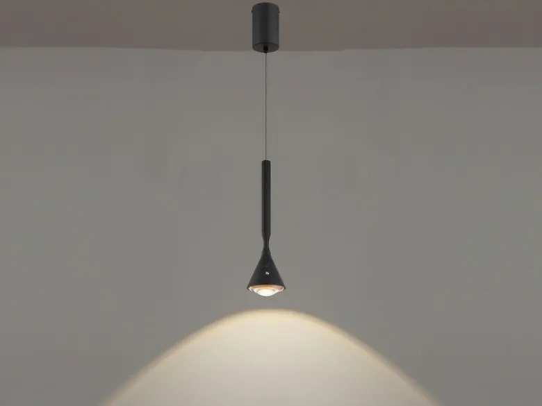Akku Hängelampe LUCINDA dimmbar & Tageslicht, höhenverstellbar, Ø 10cm