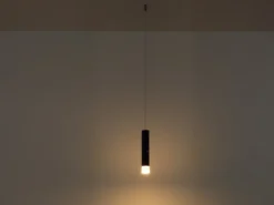 Akku Hängelampe Schwarz, dimmbar, abnehmbarer Leuchtenkopf Ø 3,8cm
