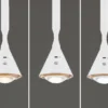 Akku Hängelampe Weiß dimmbar & Tageslicht, höhenverstellbar, Ø 10cm