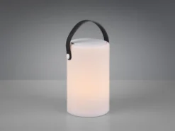 Akku LED Tischleuchte BERMUDA mit RGB & Bluetooth Lautsprecher, H: 21cm