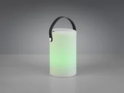 Akku LED Tischleuchte BERMUDA mit RGB & Bluetooth Lautsprecher, H: 21cm