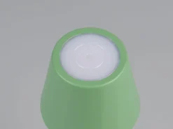 Akku LED Tischleuchte DIAZ kabellos für Innen & Außen, Grün - 21cm klein