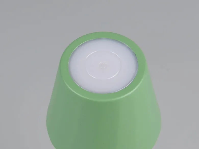 Akku LED Tischleuchte DIAZ kabellos für Innen & Außen, Grün - 21cm klein