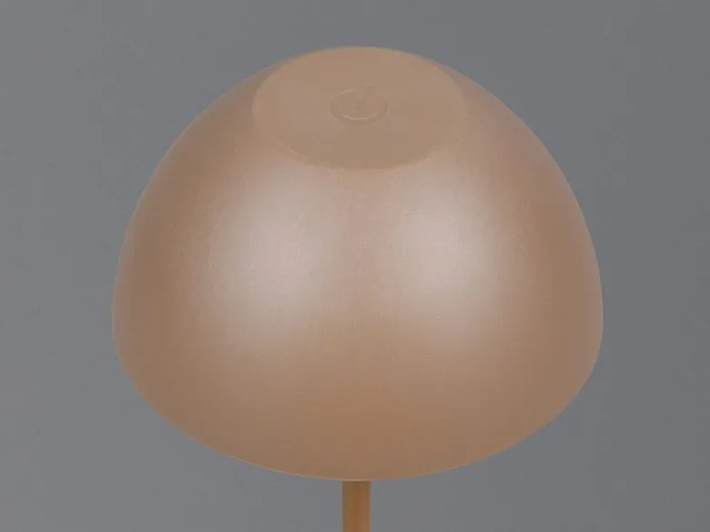 Akku LED Tischleuchte ORTIZ kabellos für Innen & Außen, Coffee - 20cm klein