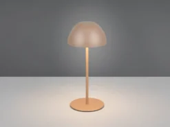 Akku LED Tischleuchte ORTIZ kabellos für Innen & Außen, Coffee - 20cm klein