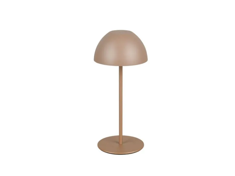 Akku LED Tischleuchte ORTIZ kabellos für Innen & Außen, Coffee - 20cm klein