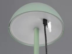 Akku LED Tischleuchte RICARDO kabellos für Innen & Außen, Grün - 30cm klein