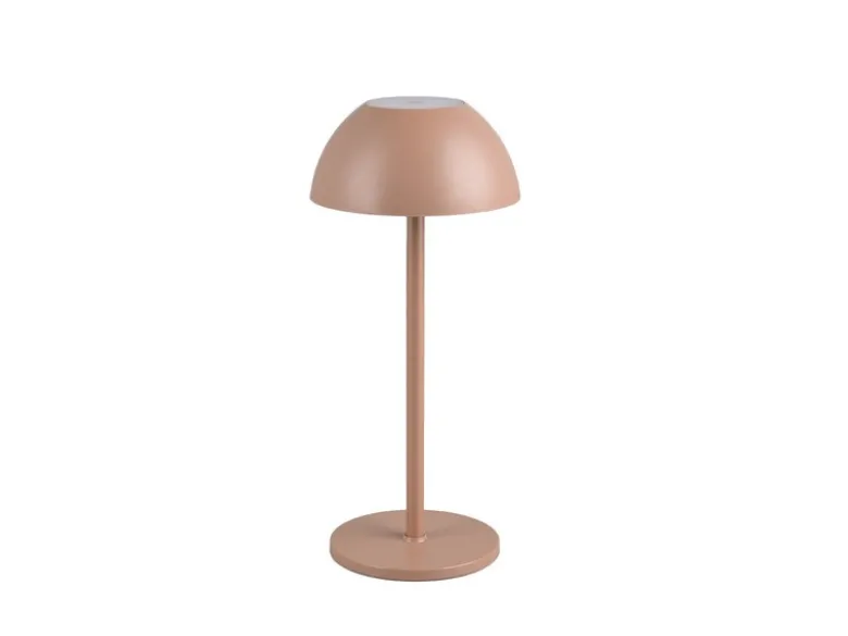 Akku LED Tischleuchte RICARDO kabellos für Innen & Außen, Coffee - 30cm klein