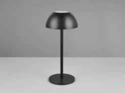 Akku LED Tischleuchte RICARDO kabellos für Innen & Außen, Schwarz - 30cm klein