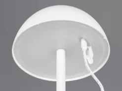 Akku LED Tischleuchte RICARDO kabellos für Innen & Außen, Weiß - 30cm klein