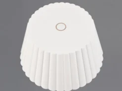 Akku LED Tischleuchte SUAREZ kabellos für Innen & Außen, Weiß - Höhe 39cm