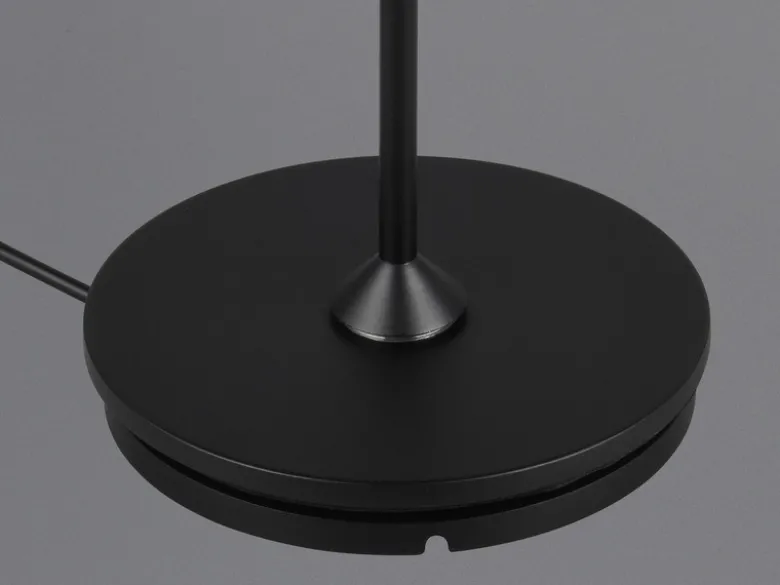 Akku LED Tischleuchte SUAREZ kabellos für Innen & Außen, Schwarz - Höhe 39cm