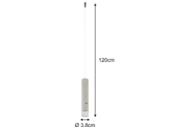 Akku Pendelleuchte PELO Beige, dimmbar, abnehmbarer Leuchtenkopf Ø 3,8cm