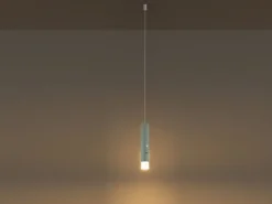 Akku Pendelleuchte PELO Grün, dimmbar, abnehmbarer Leuchtenkopf Ø 3,8cm
