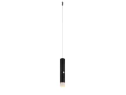 Akku Pendelleuchte PELO Schwarz, dimmbar, abnehmbarer Leuchtenkopf Ø 3,8cm