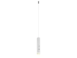 Akku Pendelleuchte PELO Weiß, dimmbar, abnehmbarer Leuchtenkopf Ø 3,8cm