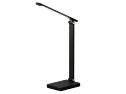 Akku Schreibtischlampe OLE Schwarz ohne Kabel, Höhe 39,5cm