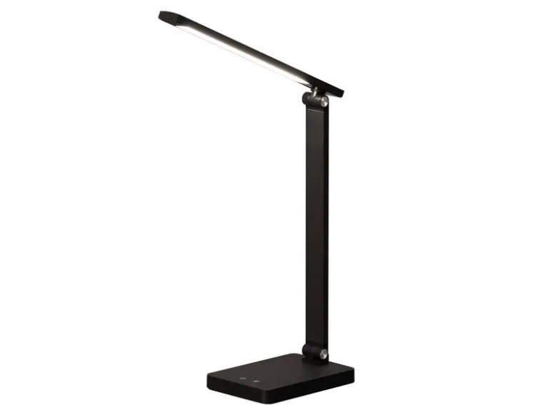 Akku Schreibtischlampe OLE Schwarz ohne Kabel, Höhe 39,5cm