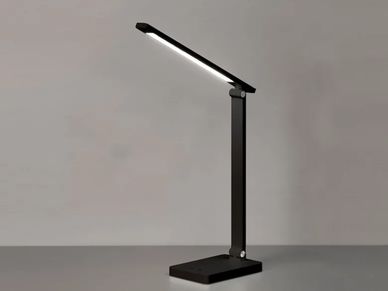 Akku Schreibtischlampe OLE Schwarz ohne Kabel, Höhe 39,5cm