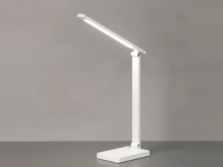 Akku Schreibtischlampe OLE Weiß ohne Kabel, Höhe 39,5cm