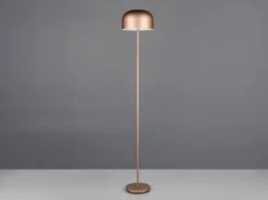 Akku Stehlampe JEFF dimmbar, per USB aufladbar, Coffee Höhe 147cm