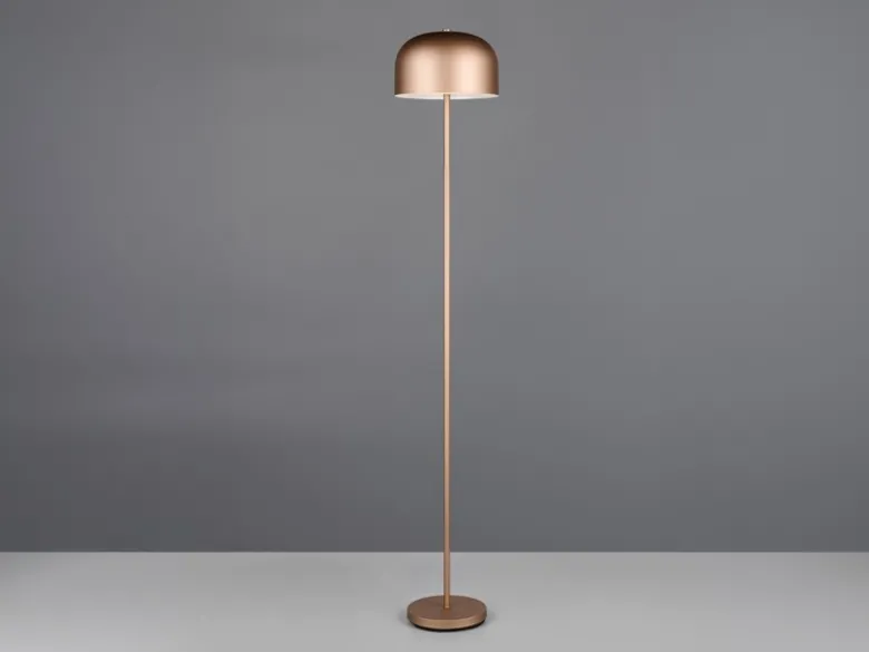 Akku Stehlampe JEFF dimmbar, per USB aufladbar, Coffee Höhe 147cm