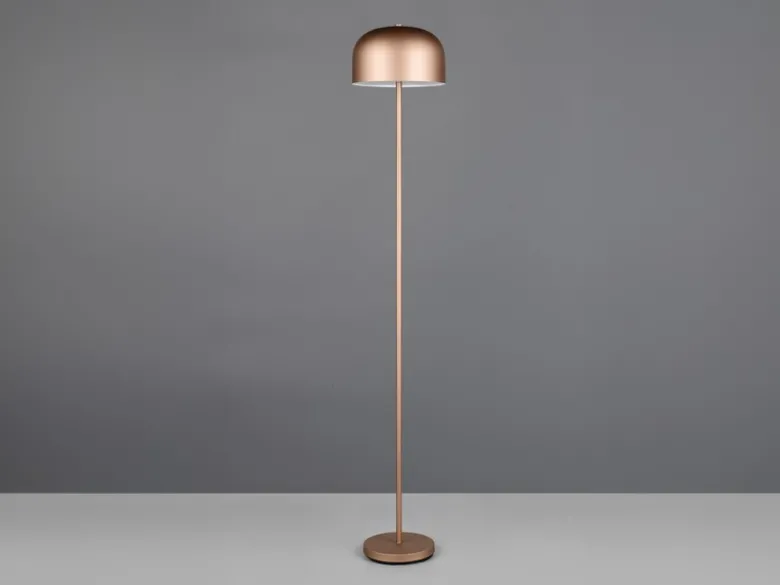Akku Stehlampe JEFF dimmbar, per USB aufladbar, Coffee Höhe 147cm