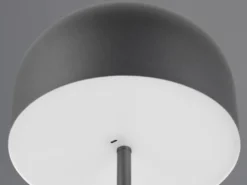 Akku Stehlampe JEFF dimmbar, per USB aufladbar, Schwarz Höhe 147cm