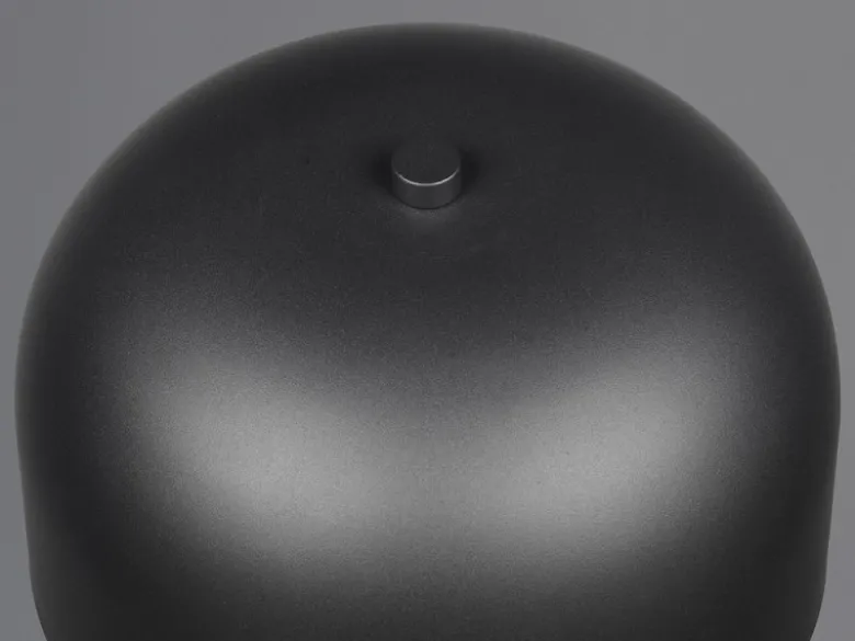 Akku Stehlampe JEFF dimmbar, per USB aufladbar, Schwarz Höhe 147cm