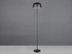 Akku Stehlampe JEFF dimmbar, per USB aufladbar, Schwarz Höhe 147cm