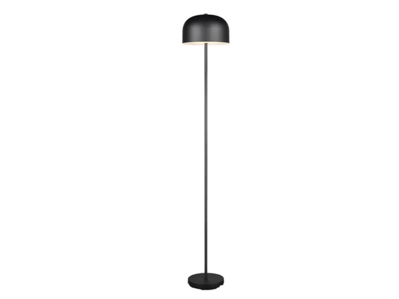 Akku Stehlampe JEFF dimmbar, per USB aufladbar, Schwarz Höhe 147cm