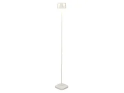 Akku Stehlampe NICE für Outdoor dimmbar, kabellos in Weiß, klein 120cm
